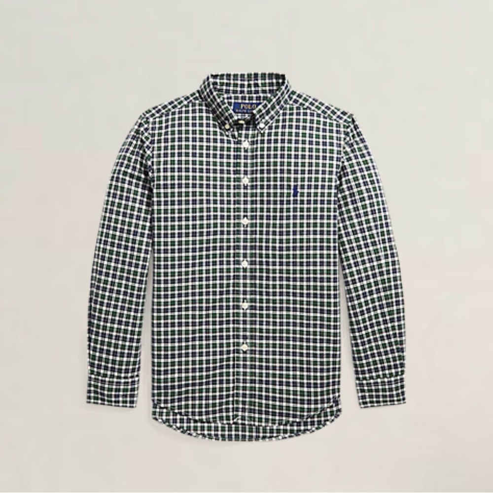 Polo Ralph Lauren Plaid Cotton Poplin Shirt